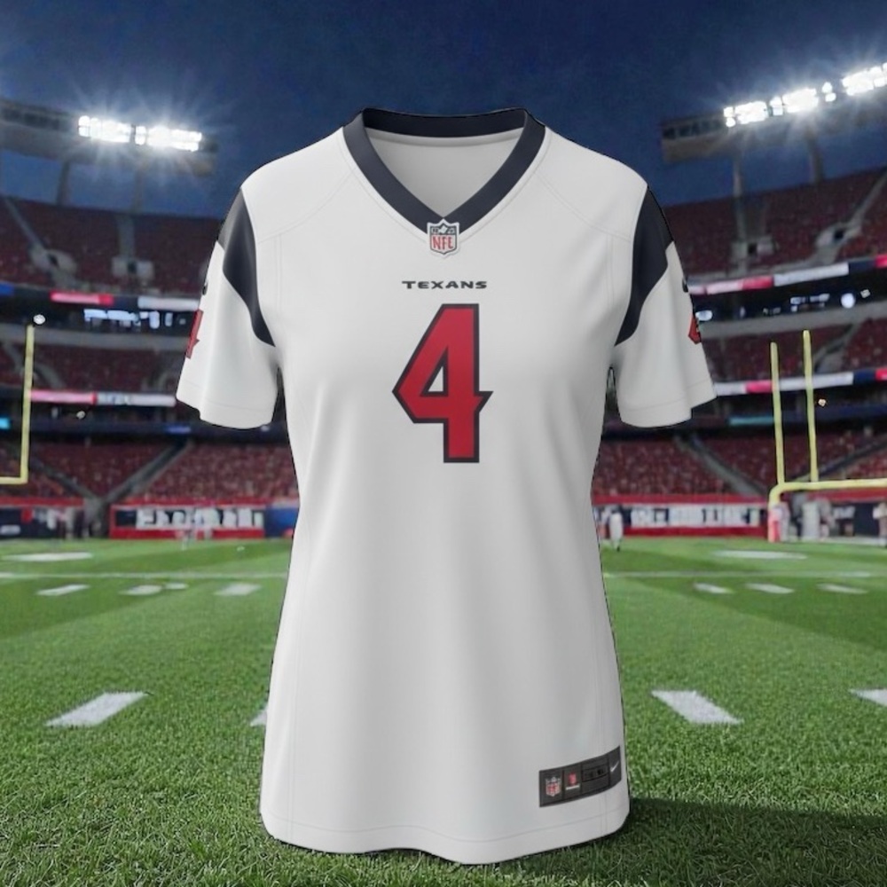 Houston Texans Deshaun Watson #4 Nike On Field Jersey Women’s Medium White